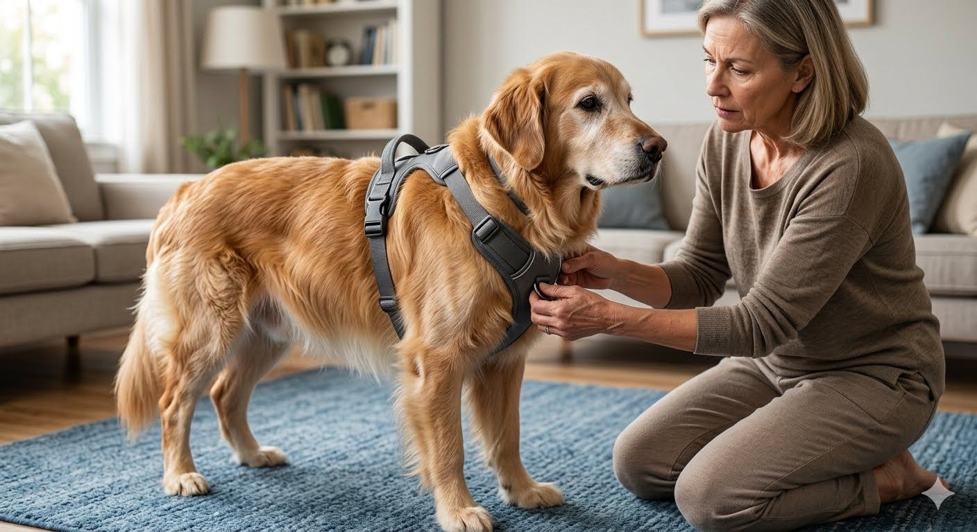 Harness Fitting Mistakes That Can Hurt Senior Dogs