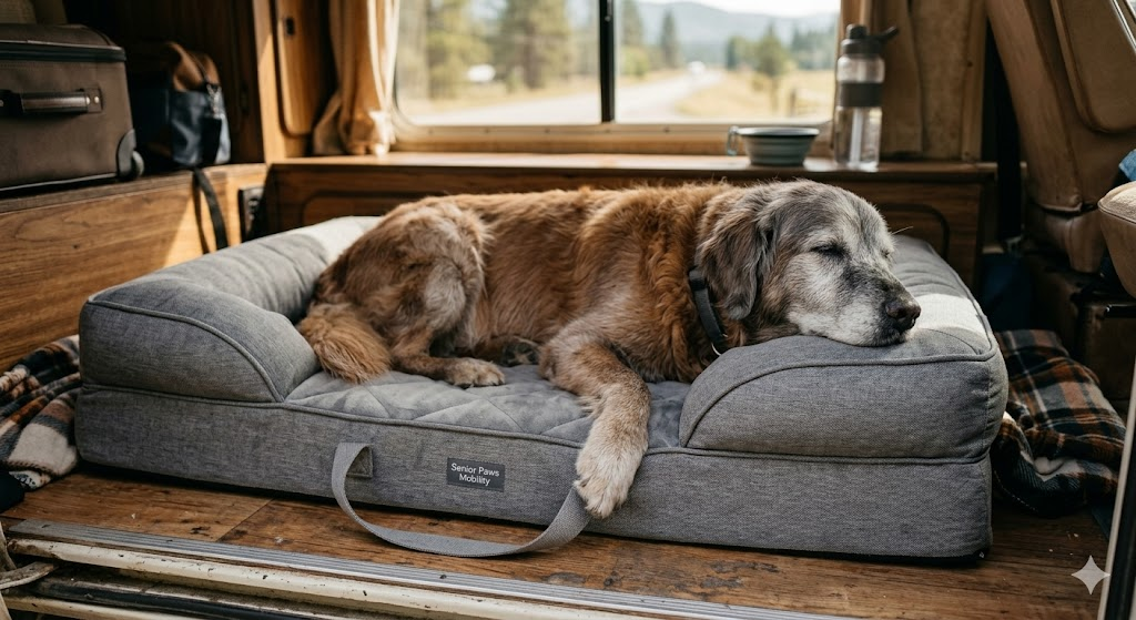 travel Orthopedic Bedding for Senior Dogs